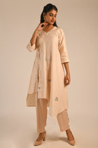 Almond Chanderi Kurta Set