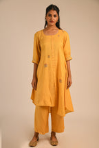 Capri Blue Chanderi Kurta Set