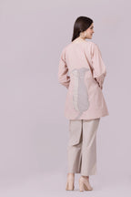 Beige And Rose Shylo Co-Ord Set