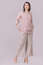 Beige And Rose Shylo Co-Ord Set