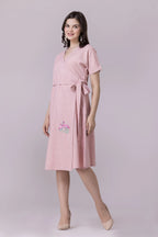 Pink Cloud Flamingo Dress
