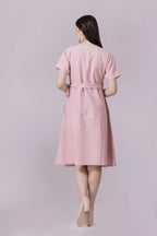 Pink Cloud Flamingo Dress