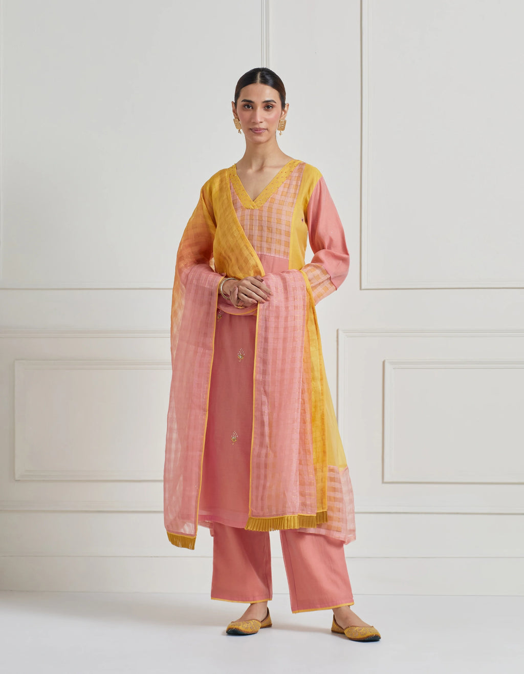 Kurta Pallazo Duppata Set