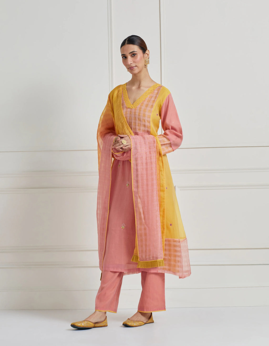 Kurta Pallazo Duppata Set