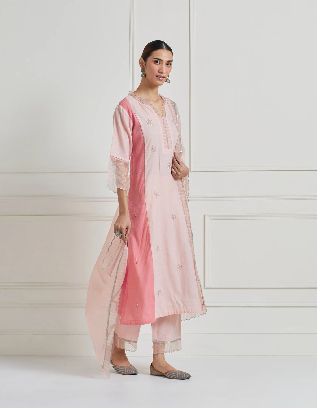 Kurta Pallazo Duppata Set
