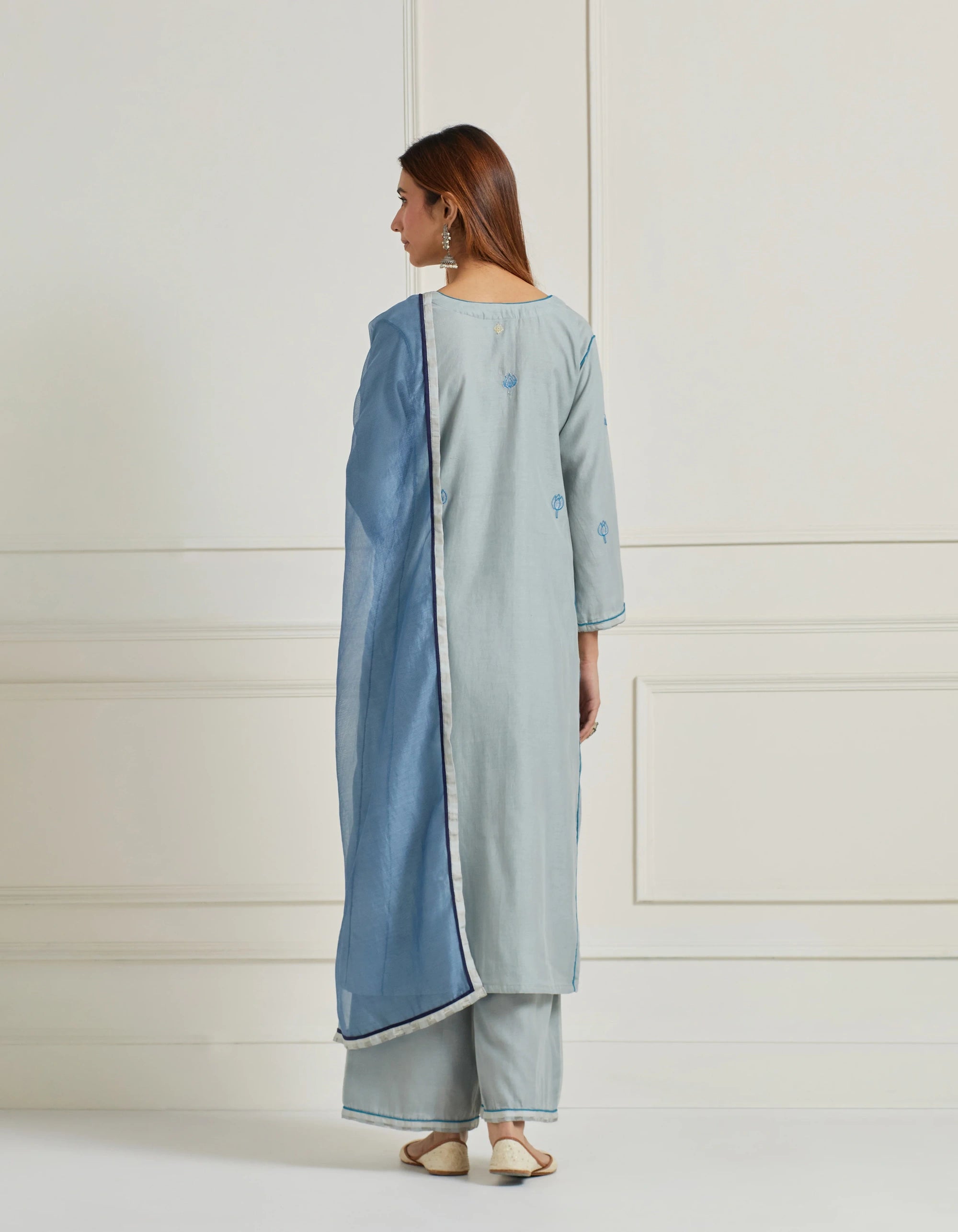 Kurta Pallazo Duppata Set