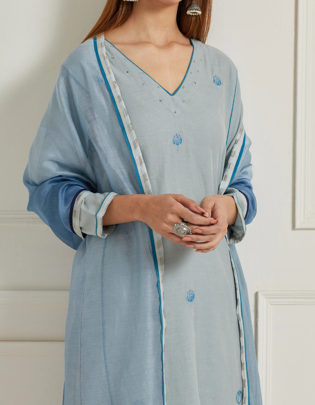 Kurta Pallazo Duppata Set