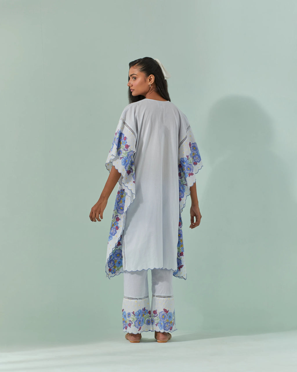 Cornflower Blues, Samod Bagh Kaftan Cord Set