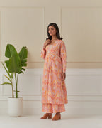 Mango Sherbet, Dancing Peacock Jacket Cord Set Of 3