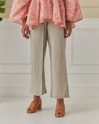 Coral, Dancing Peacock Raglan Sleeve Top