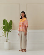Mango Sherbet, Dancing Peacock Yoke Top