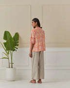 Mango Sherbet, Dancing Peacock Yoke Top