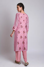 Paneled Kurta With Round Neck
