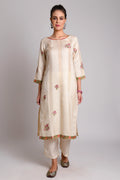Straight Kurta With Boat Neck