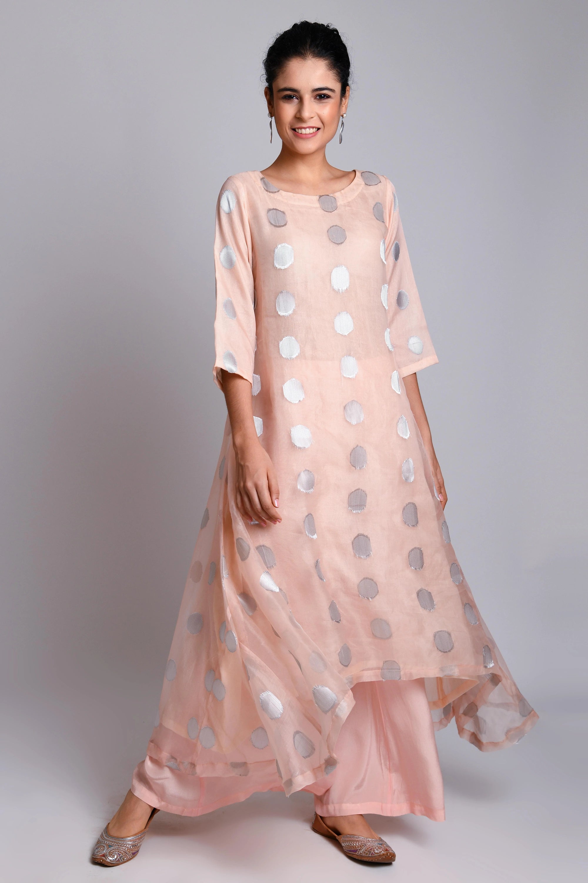 Dress/Kurta With Asymetrical Hemline