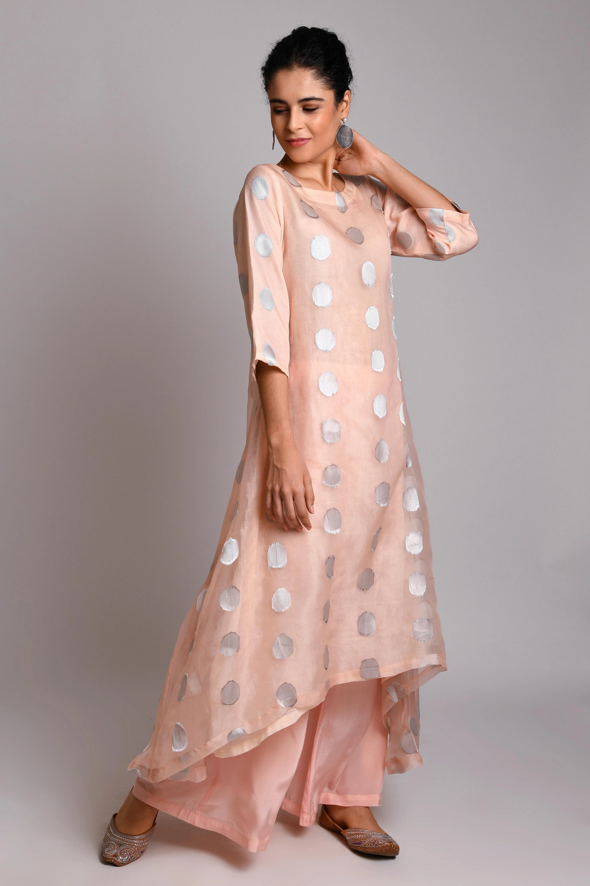 Dress/Kurta With Asymetrical Hemline